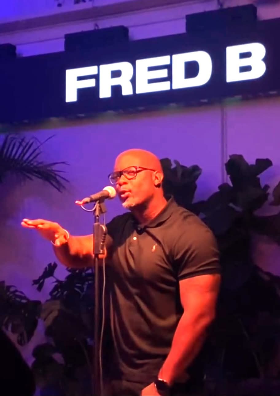 Fred B performing